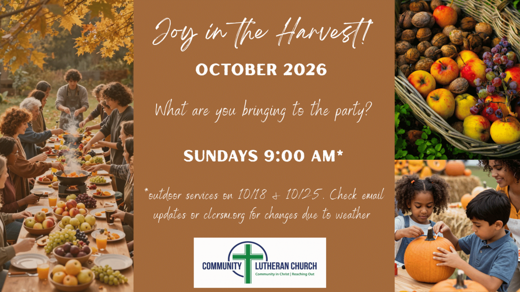 Joy in the Harvest!